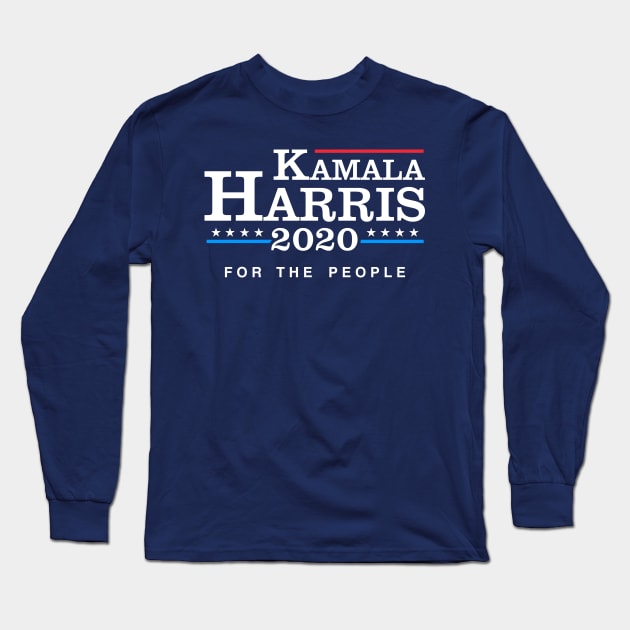 Kamala Harris 2020 Long Sleeve T-Shirt by fishbiscuit